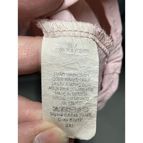 Beeson River Dress Woman’s 3XL Pink Smocked Ruffle Sleeve Modest Cottage Core - Picture 8 of 12